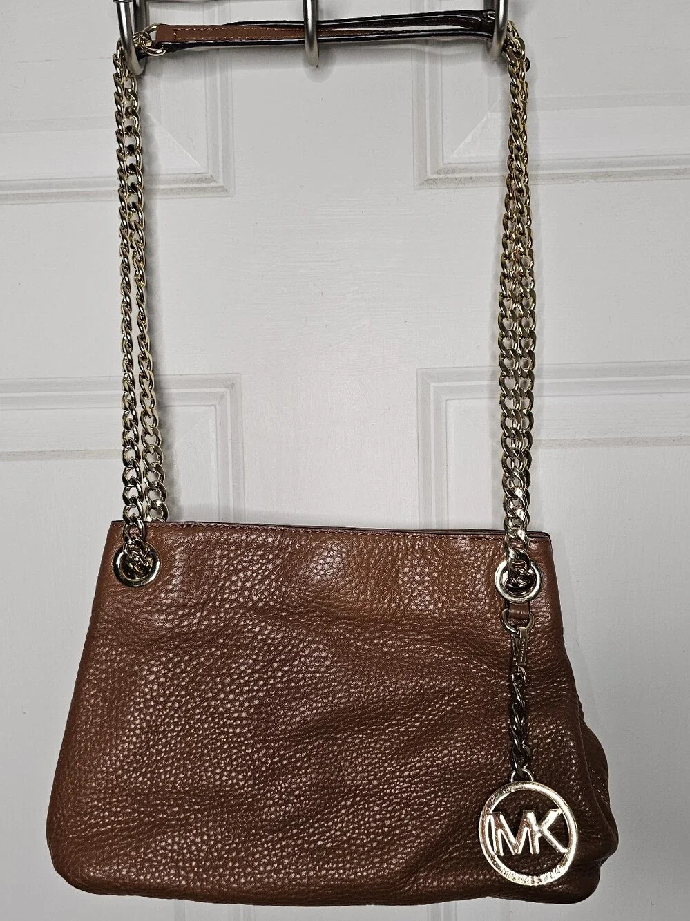 Michael Kors Brown Leather Shoulder Bag